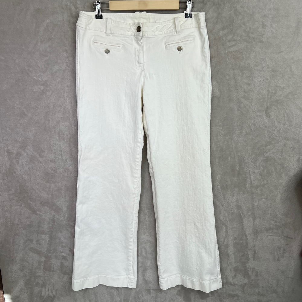 J Crew Jeans Womens 8 City Fit Denim Trouser Patch Pocket Vintage‎ HK